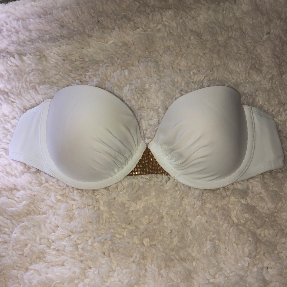 White bikini top